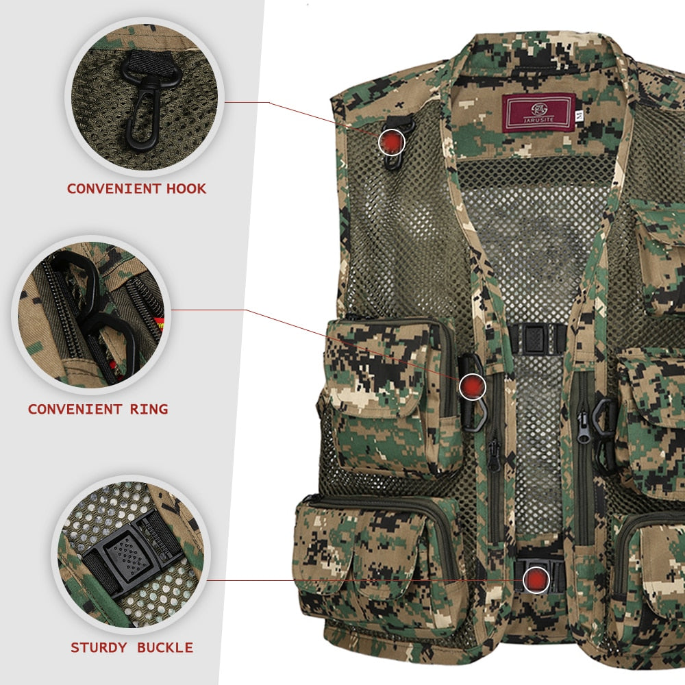 Detachable Outdoor Fishing Vest