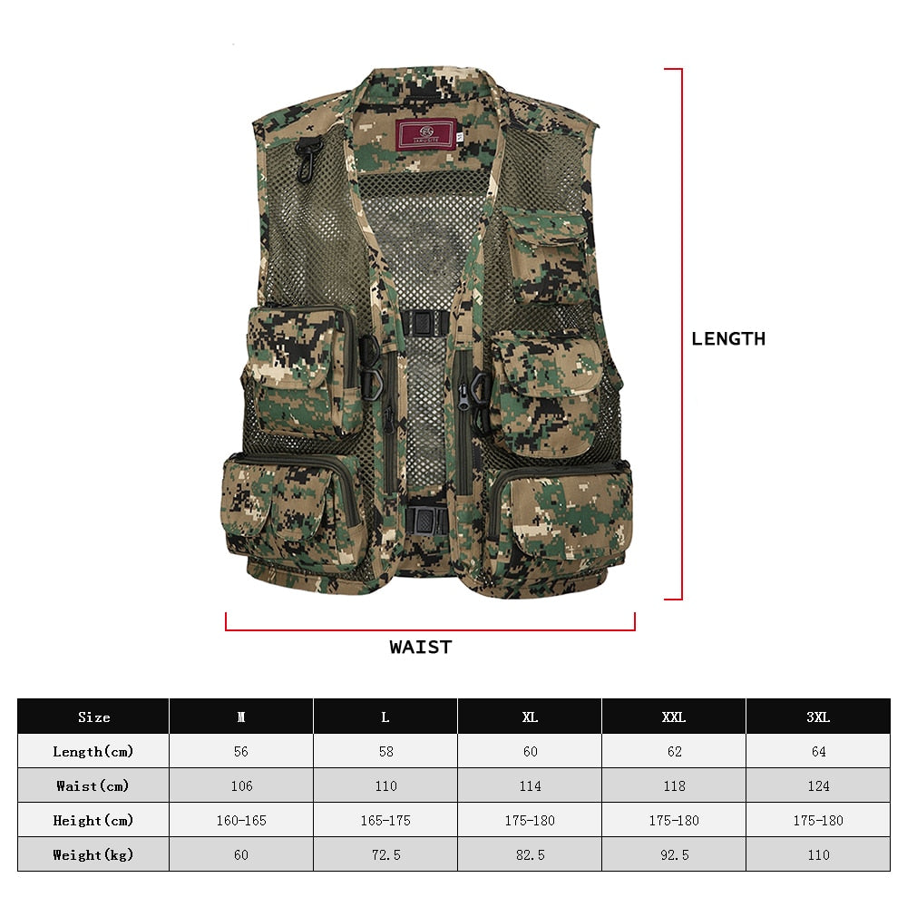 Detachable Outdoor Fishing Vest