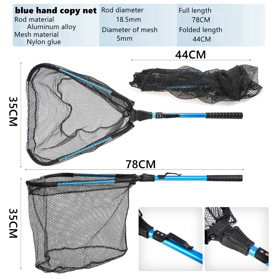 Ultralight Portable Aluminum Alloy Folding Fishing Net